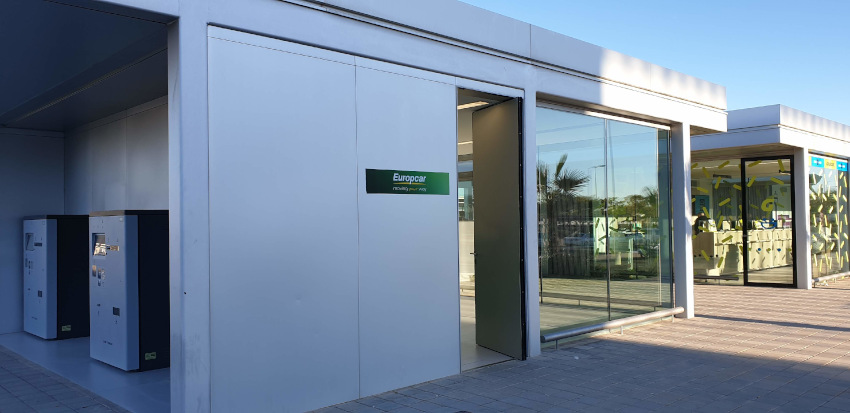 Corvera Airport europcar car hire office